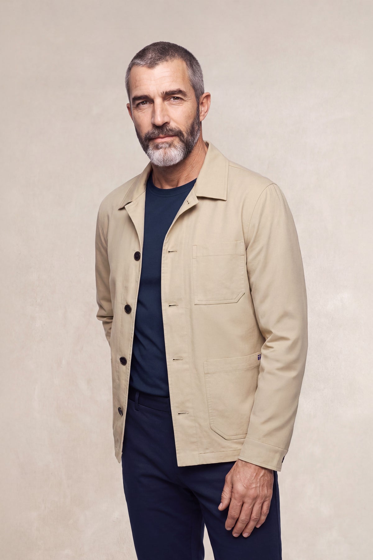 Chaqueta beige Work jacket hombre