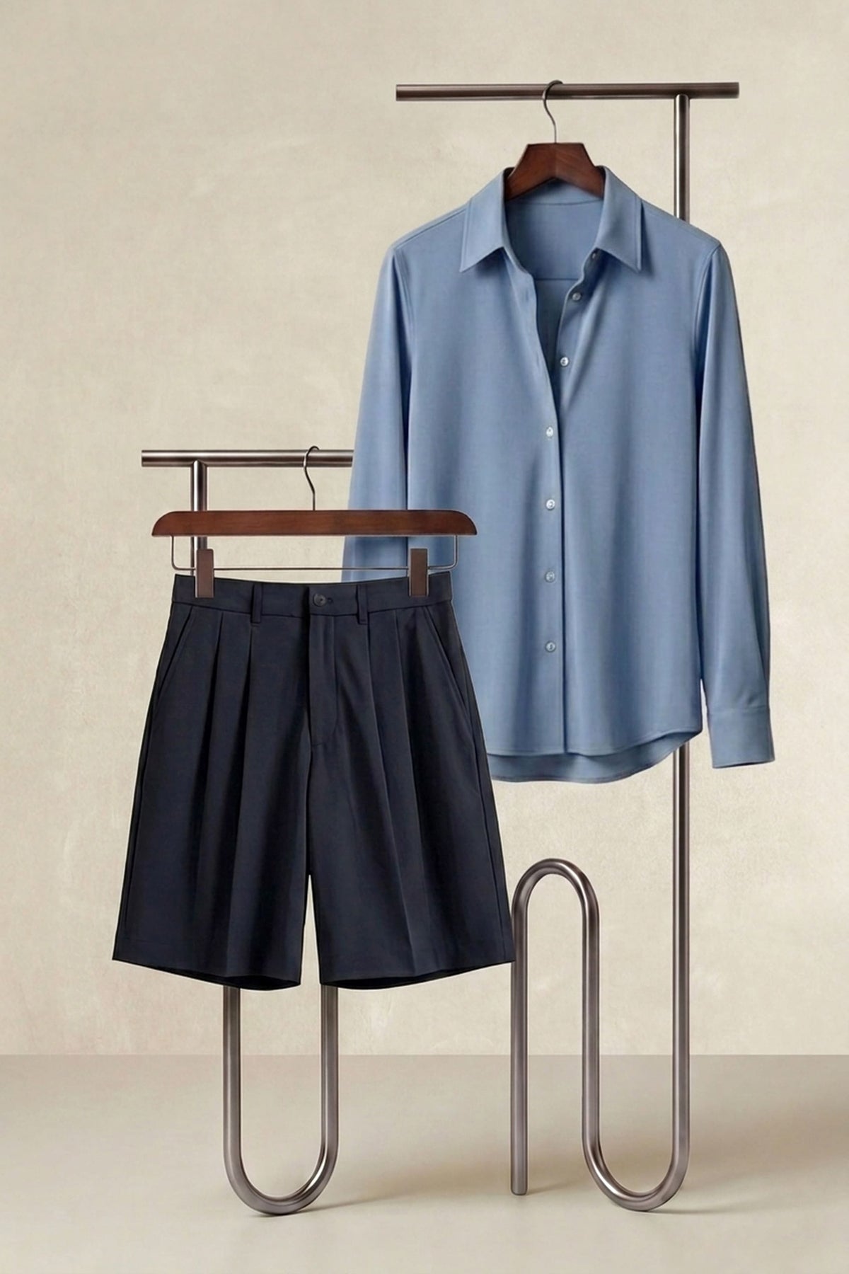 Pacote Bermuda + Camisa Manga Longa Feminina