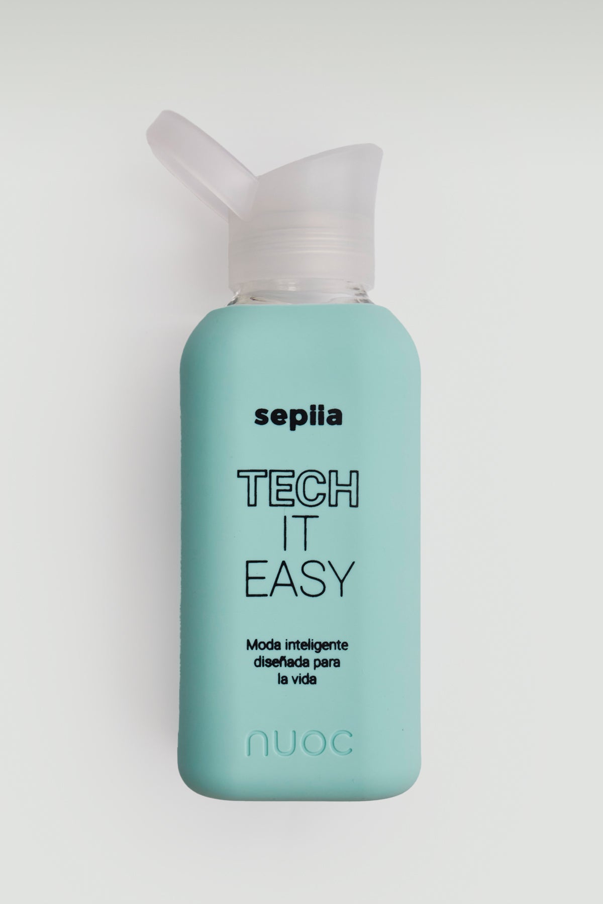 Botella reutilizable aguamarina - Sepiia
