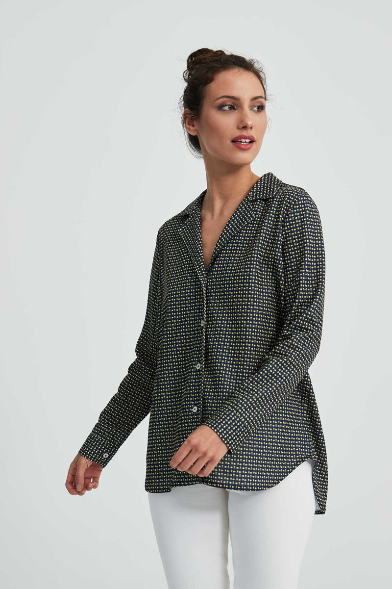 Camisa bowling mujer nocturna