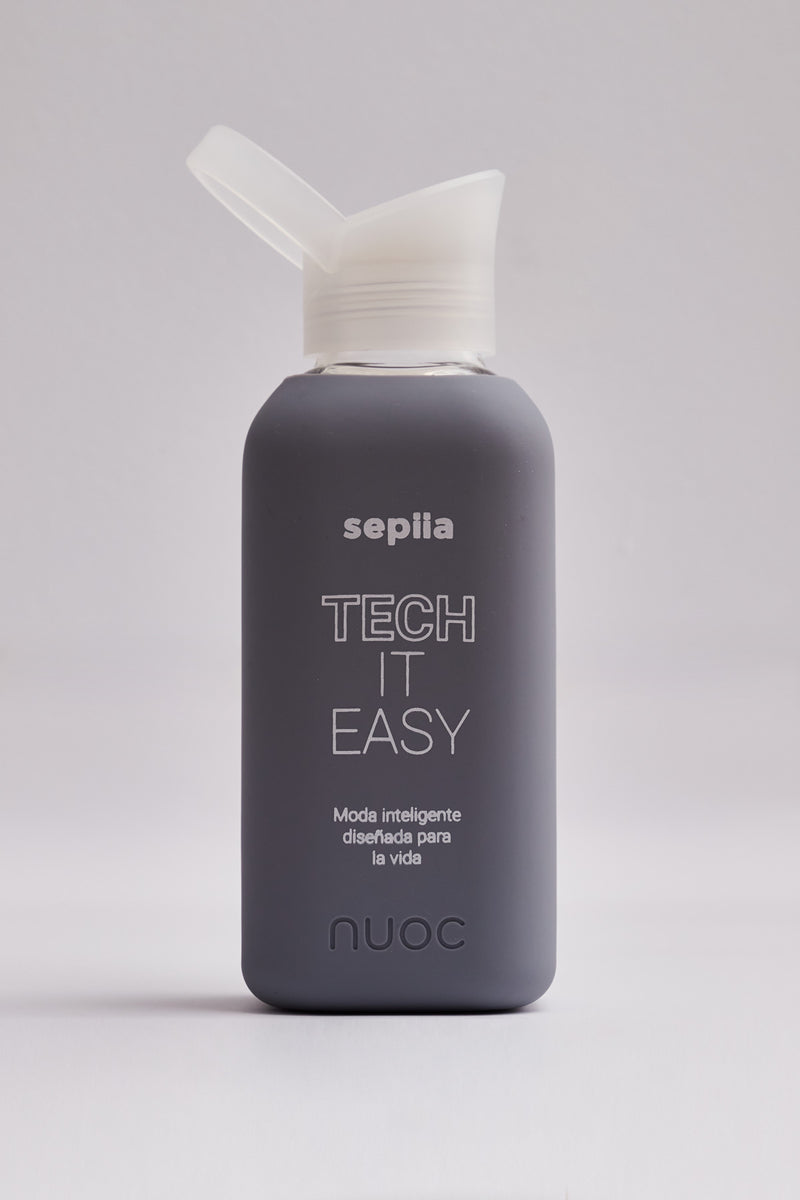 SepiiaxNuoc Gray Reusable Bottle