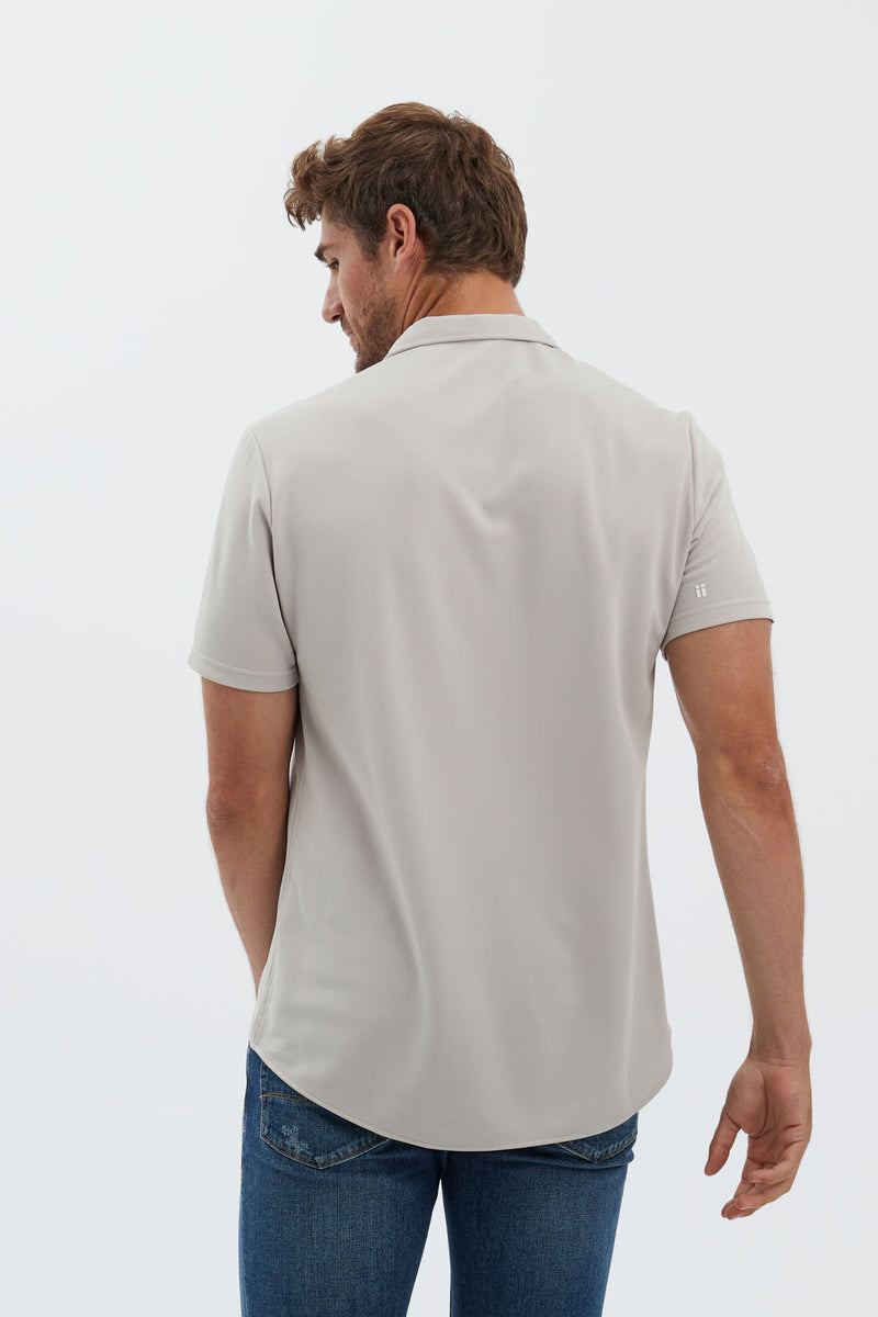 Limestone polo shirt ∞