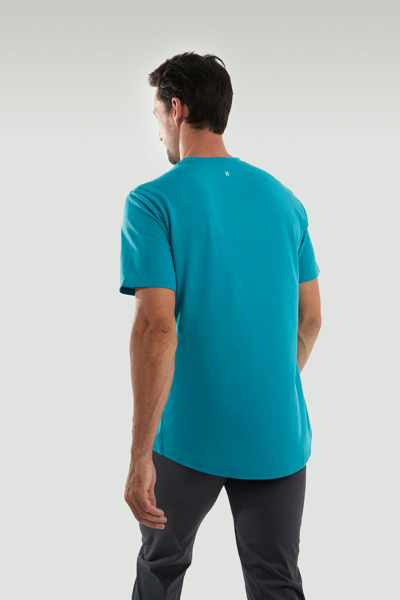 Basic emerald blue T-shirt